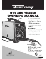 Preview for 1 page of Forney 210 MIG Owner'S Manual