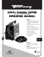 Preview for 1 page of Forney 250P+ Operating Manual