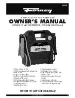 Forney Jump start Owner'S Manual preview