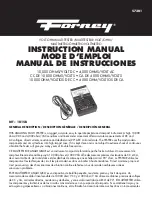 Forney MT-1015B Instruction Manual preview