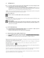 Preview for 16 page of FORNI FEM107 Installation, Operation And Maintenance Instructions