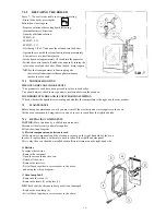 Preview for 19 page of FORNI FEM107 Installation, Operation And Maintenance Instructions