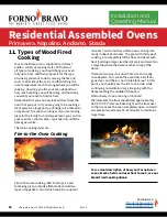 Preview for 12 page of Forno Bravo Andiamo 60-W-FA Installation And Operating Manual