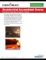 Preview for 18 page of Forno Bravo Andiamo 60-W-FA Installation And Operating Manual