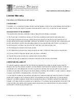 Preview for 3 page of Forno Bravo Casa100 Installation And Operating Manual