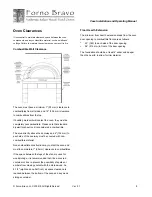 Preview for 8 page of Forno Bravo Casa100 Installation And Operating Manual