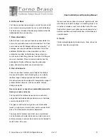 Preview for 13 page of Forno Bravo Casa100 Installation And Operating Manual