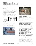 Preview for 26 page of Forno Bravo Casa100 Installation And Operating Manual