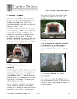 Preview for 30 page of Forno Bravo Casa100 Installation And Operating Manual