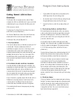 Preview for 10 page of Forno Bravo Pompeii Oven Instructions Manual