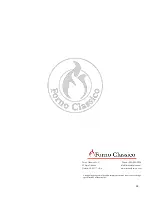 Предварительный просмотр 24 страницы Forno Classico Colosso 100 Installation And Operation Manual