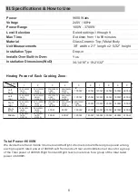 Предварительный просмотр 8 страницы Forno DSP-IND-1JG-36-R User Manual