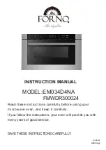 Preview for 1 page of Forno EM034D4NA Instruction Manual