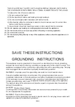 Preview for 5 page of Forno EM034D4NA Instruction Manual