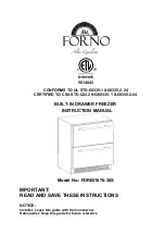 Предварительный просмотр 1 страницы Forno FDRBI1876-30S Instruction Manual