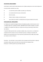 Preview for 22 page of Forno FRHWM5029-30 Instruction Manual