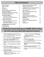 Предварительный просмотр 2 страницы Forno VOCE CF00200 Series Instruction Manual