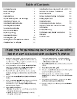 Preview for 2 page of Forno Voce CF01566 Instruction Manual