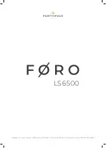 Preview for 1 page of FORO LS6500 Manual