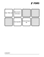 Preview for 1 page of FORS GVI6157 User Manual