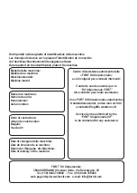 Preview for 2 page of Fort 300W Instructions For Use And Maintenance Manual