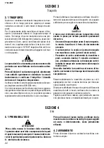 Preview for 22 page of Fort F 400 Use And Maintenance Instructions