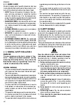 Preview for 40 page of Fort F 400 Use And Maintenance Instructions