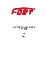 Fort F41 Owner'S Manual preview