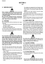 Preview for 29 page of Fort MINITRANSPORTER MECH 35 Use And Maintenance Instructions