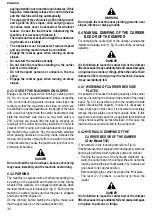 Preview for 30 page of Fort MINITRANSPORTER MECH 35 Use And Maintenance Instructions