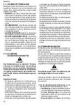 Preview for 52 page of Fort MINITRANSPORTER MECH 35 Use And Maintenance Instructions