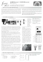 Forte A-BUS/DIRECT ABD-C6 Installation Manual & Warranty Information preview