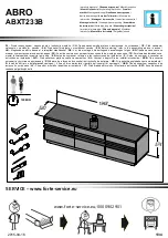 Preview for 1 page of Forte Abro ABXT233B Assembling Instruction