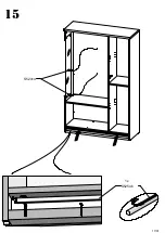 Preview for 17 page of Forte ATNV51RB Assembling Instruction