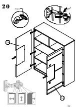 Preview for 18 page of Forte ATNV52B Assembling Instruction