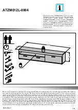 Preview for 62 page of Forte ATZM012LB-0001 Assembling Instruction