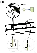 Preview for 13 page of Forte BBLV713RB Assembling Instruction