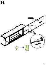 Preview for 14 page of Forte BBLV713RB Assembling Instruction