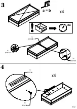 Preview for 8 page of Forte Bellevue BLQK351LT Assembling Instruction