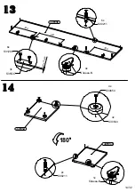 Preview for 14 page of Forte Bellevue BLQK351LT Assembling Instruction