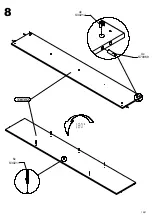 Preview for 12 page of Forte Bohol BHLK241R Assembling Instruction