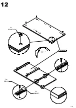 Preview for 15 page of Forte Bohol BHLK241R Assembling Instruction