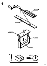 Preview for 7 page of Forte Bohol BHLT131 Assembling Instruction