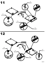 Preview for 13 page of Forte Bohol BHLT131 Assembling Instruction