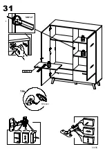 Preview for 33 page of Forte Carea CERM01LB-0001 Assembling Instruction