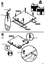 Preview for 8 page of Forte CLFB115 Assembling Instruction