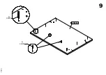 Preview for 10 page of Forte CLFB115 Assembling Instruction