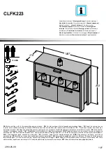 Preview for 1 page of Forte CLFK223 Assembly Instructions Manual