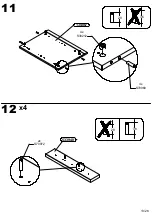 Preview for 13 page of Forte CLFT234 Assembling Instruction