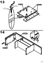 Preview for 14 page of Forte CLFT234 Assembling Instruction